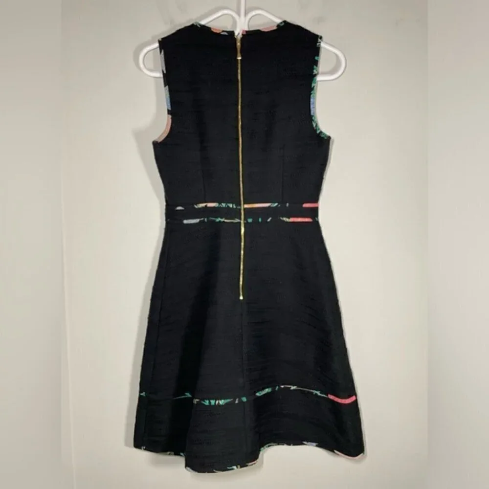 Kate Spade New York Blossom Trim Tweed A-Line Dress size 2